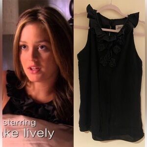 Blair Waldorf Milly Rosette Top